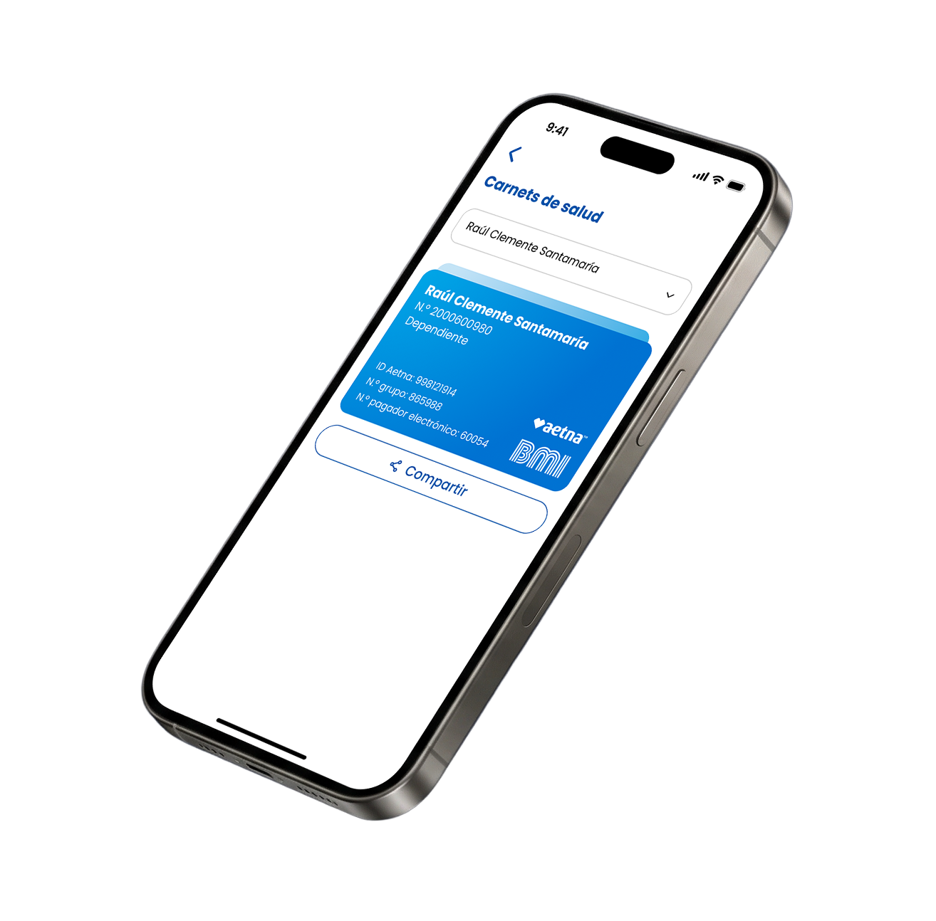 Carnet de salud digital en BMI Next